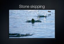 Stone skipping