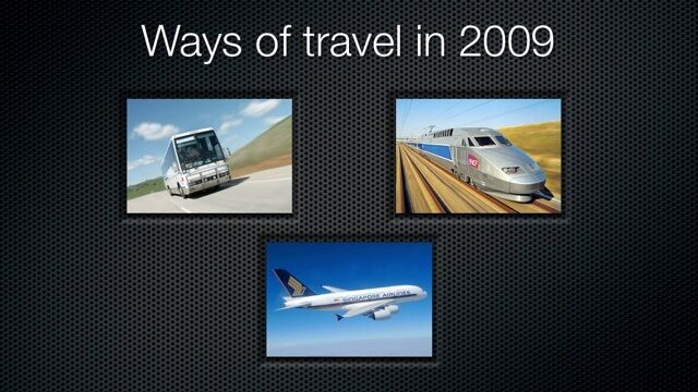 Ways of travel 2009